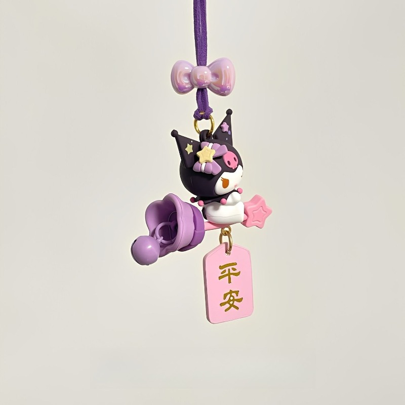 Kawaii Tech Accessories - Sevimli Karikatür Kawaii Kafatası Yay Anahtarlık